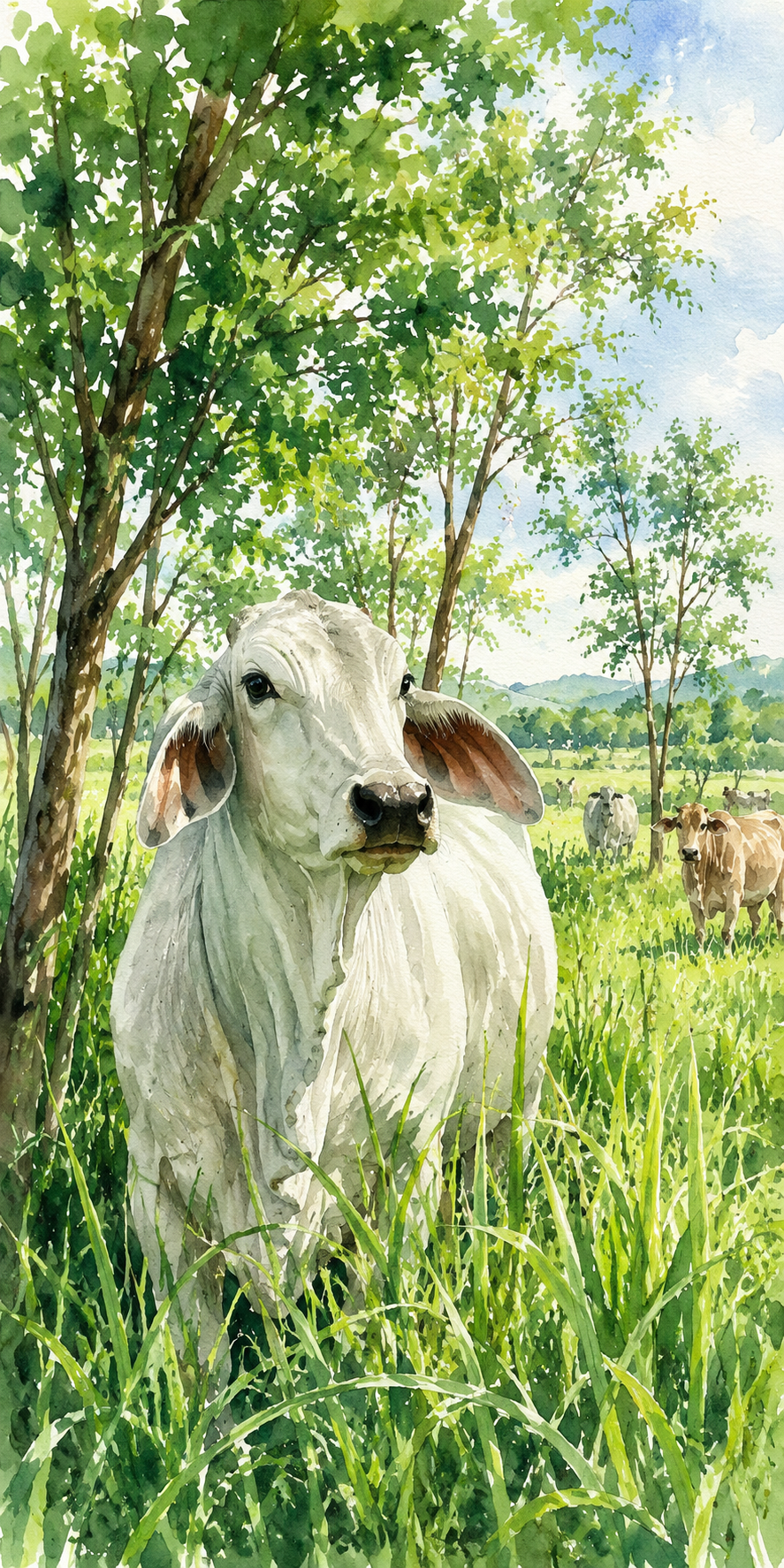 Sistema silvopastoril en finca ganadera